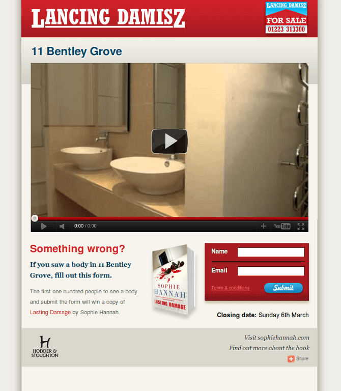 Publisher websites and blogs